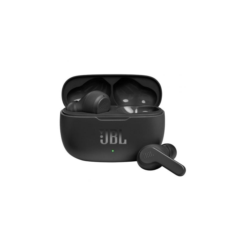 Auriculares Bluetooth JBL Wave 200TWS con estuche de carga- Autonomía 5h- Negros