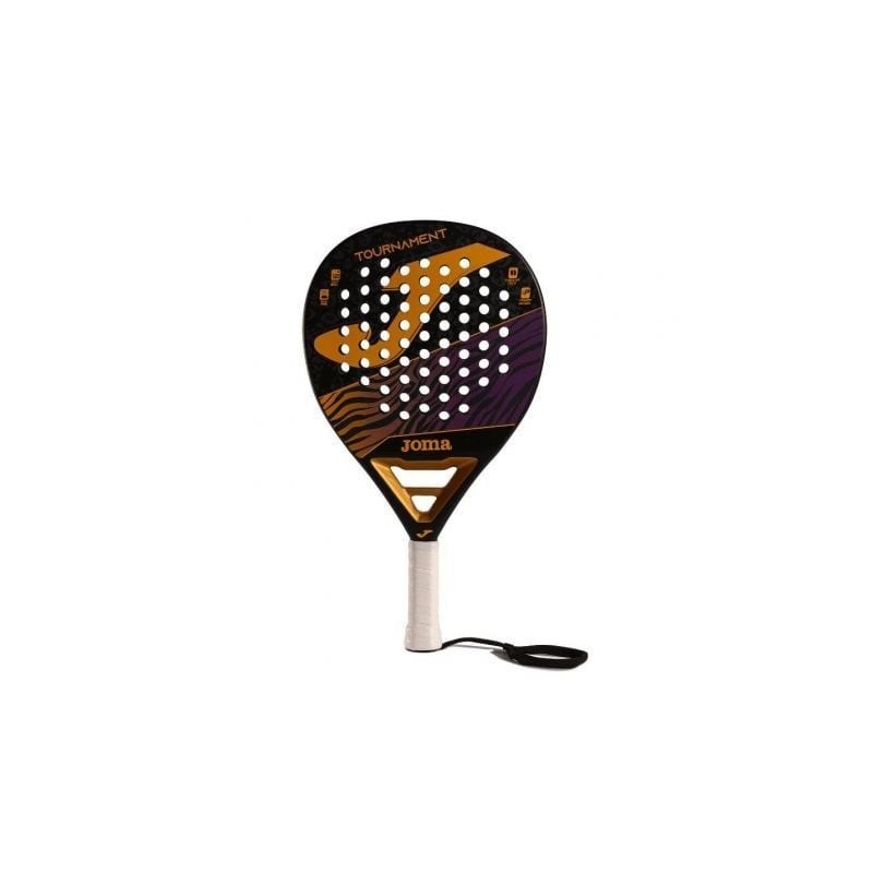 Pala de Pádel Joma Tournament- Negro Naranja y Morada