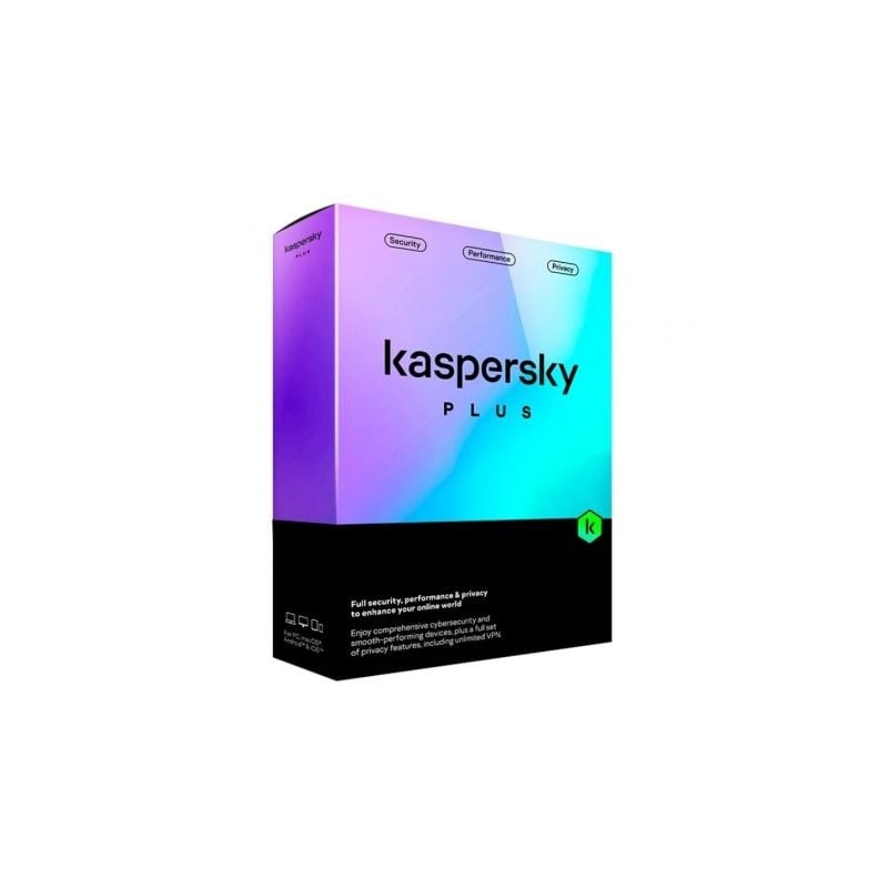 Antivirus Kaspersky Plus- 10 Dispositivos- 1 Año