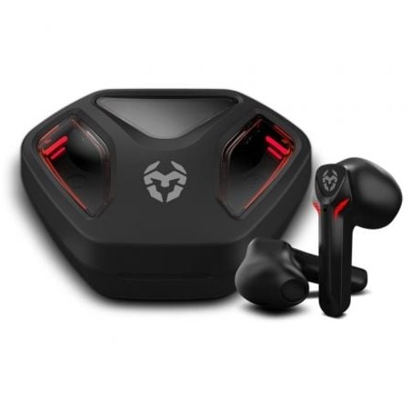 Auriculares Bluetooth Krom Kall con estuche de carga- Autonomía 4h- Negros