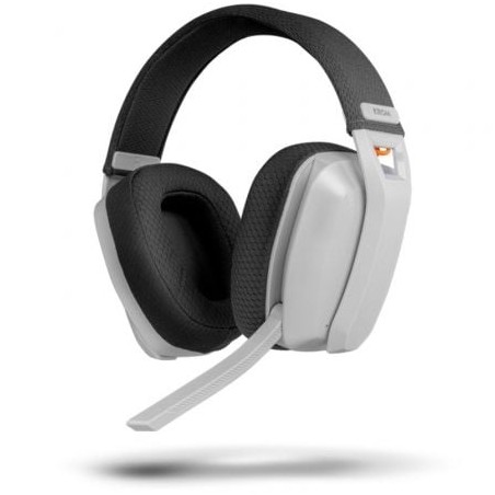 Auriculares Gaming Inalámbricos con Micrófono Krom Kanji- Bluetooth- USB 2-0- Blancos