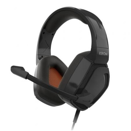 Auriculares Gaming con Micrófono Krom Kopa Pro- Jack 3-5- Negros