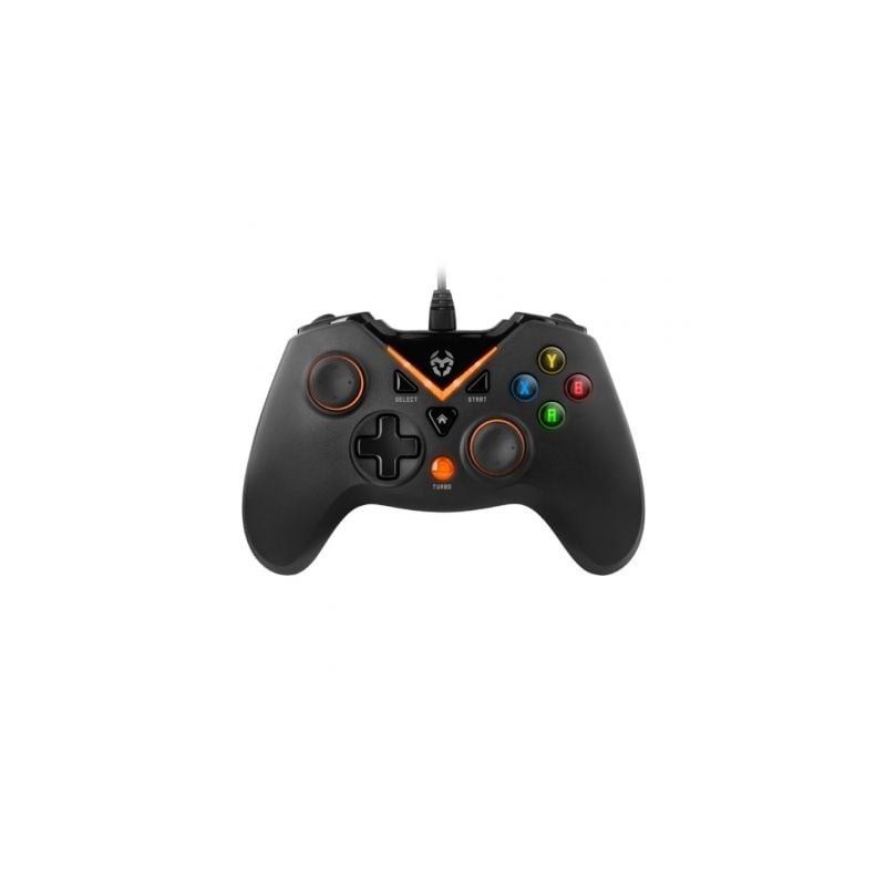 GAMEPAD KROM KEY PC PS3 NEGRO-NARANJA