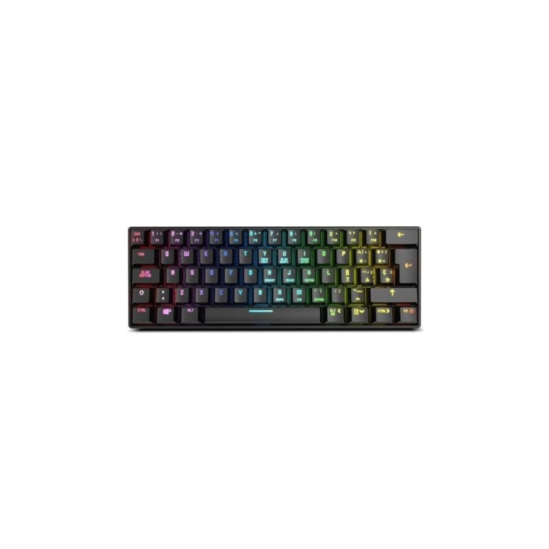 Teclado Gaming Mecánico Inalámbrico Krom Kluster- Negro