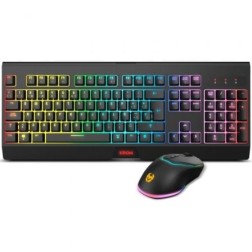 Pack Gaming Krom Kabala- Teclado + Ratón Inalámbricos