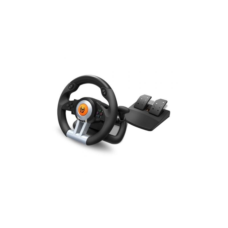 VOLANTE Y PEDALES KROM K-WHEEL MULTIPLATAFORMA NEGRO