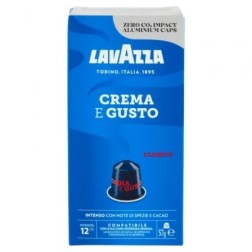 Cápsula Lavazza Crema e Gusto Clásico para cafeteras Nespresso- Caja de 10