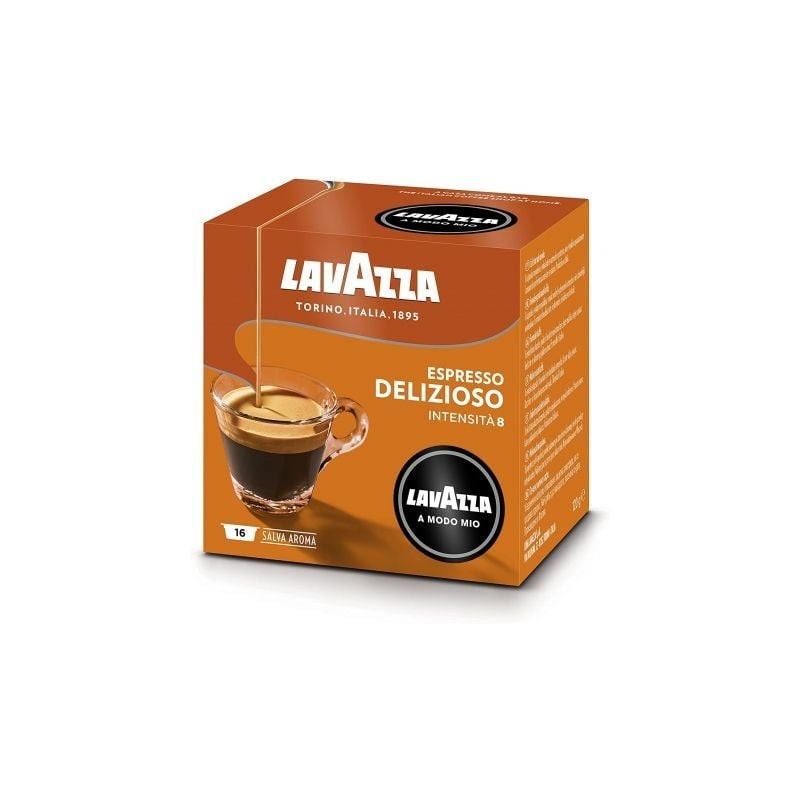 Cápsula Lavazza Deliziosamente para cafeteras A Modo Mio- Caja de 16