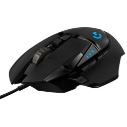 Ratón Gaming Logitech G502 Hero- Hasta 25600 DPI- Negro