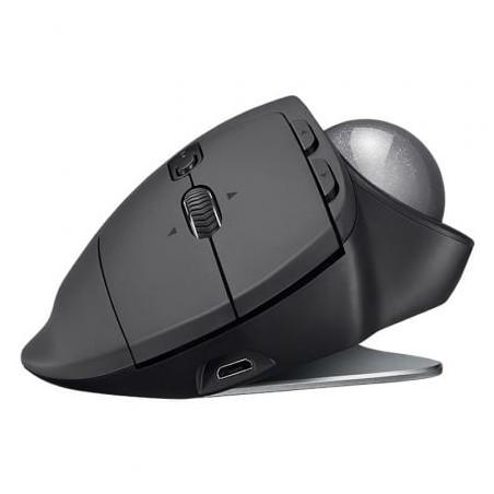 Ratón Trackball Inalámbrico Logitech MX ERGO- Batería recargable- Hasta 2048 DPI