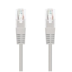 Cable de Red RJ45 UTP Nanocable 10-20-0100-L30 Cat-5e- 30cm- Gris