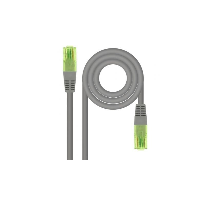 Cable de Red RJ45 UTP Nanocable 10-20-1403 Cat-6- 3m- Gris