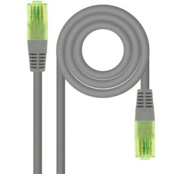 Cable de Red RJ45 UTP Nanocable 10-20-1410 Cat-6- 10m- Gris