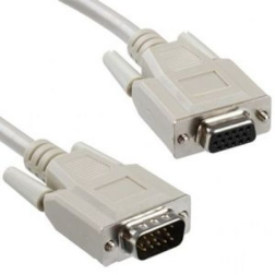 Cable Alargador VGA Nanocable 10-15-0202- D-SUB Macho - HD SUB Hembra- 1-8m- Beige