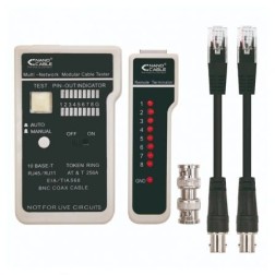 Tester Nanocable 10-31-0303 para RJ11-RJ12-RJ45