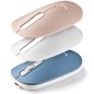 Ratón Inalámbrico por Bluetooth NGS Shell-RB- Batería recargable- Hasta 1600 DPI- Azul- Blanco- Rosa