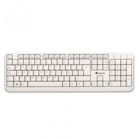 TECLADO NGS WIRED SPIKE BLANCO