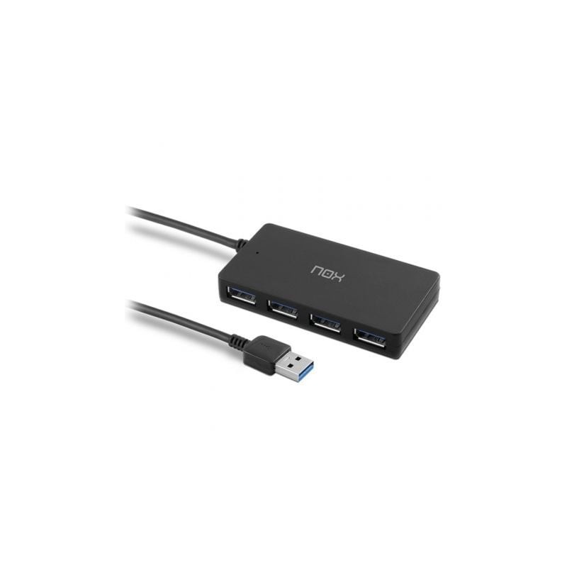 HUB 4 PUERTOS USB 3-0 NOX HUB ONE