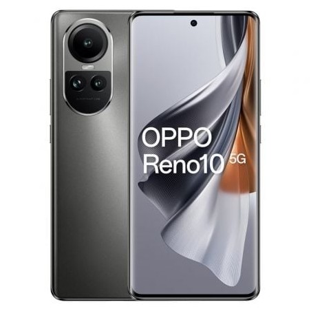 Smartphone Oppo Reno 10 8GB- 256GB- 6-7"- 5G- Gris Plateado