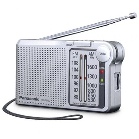 Radio Portátil Panasonic RF-P150D- Plata