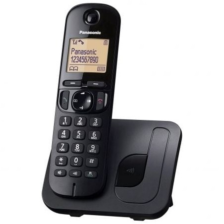 Teléfono Inalámbrico Panasonic KX-TGC210SPB- Negro