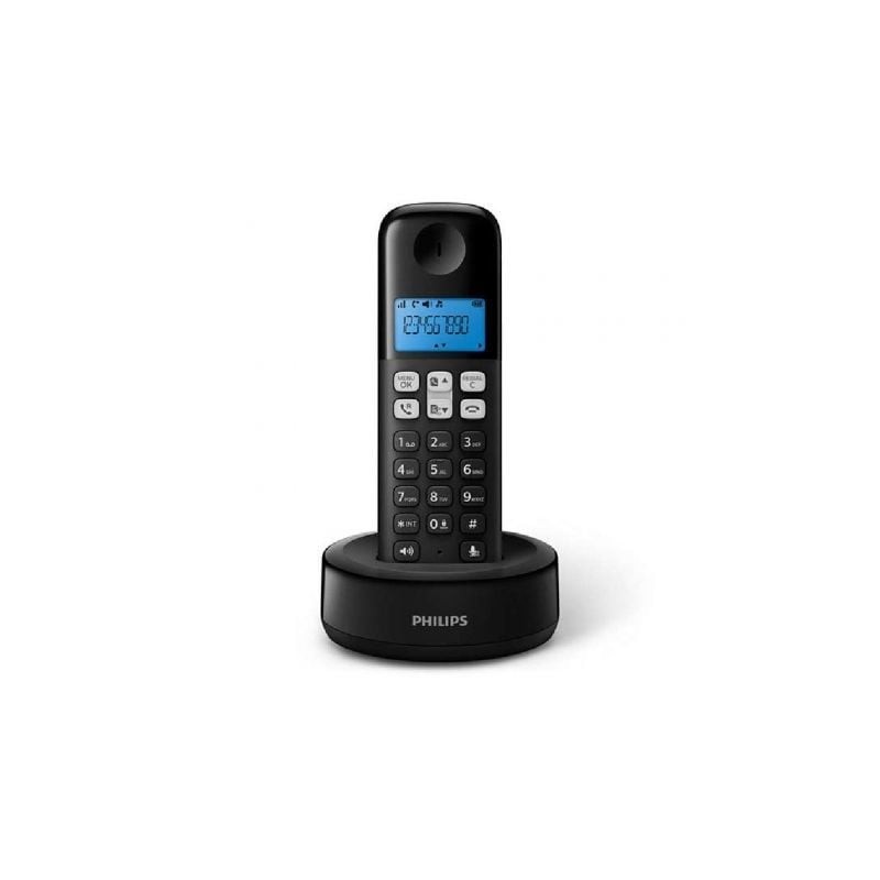 Teléfono Inalámbrico Philips D1611B-34- Negro