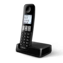 Teléfono Inalámbrico Philips D2501B-01- Negro