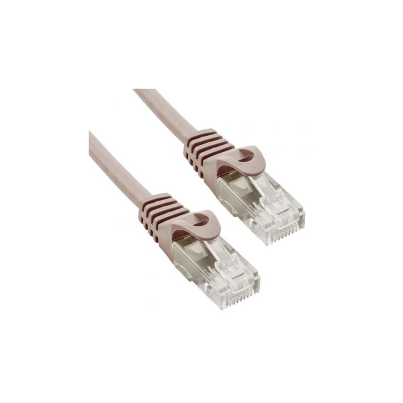 Cable de Red RJ45 UTP Phasak PHK 1652 Cat-6- 25cm- Gris