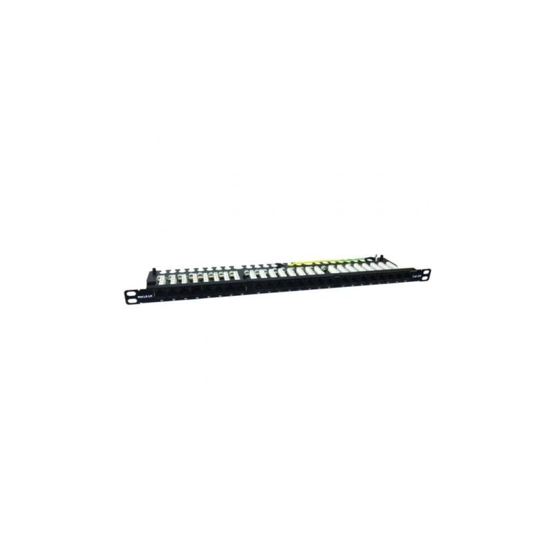 Patch Panel Phasak PU 4811- 24 Puertos- Cat-6A- Altura 0-5U