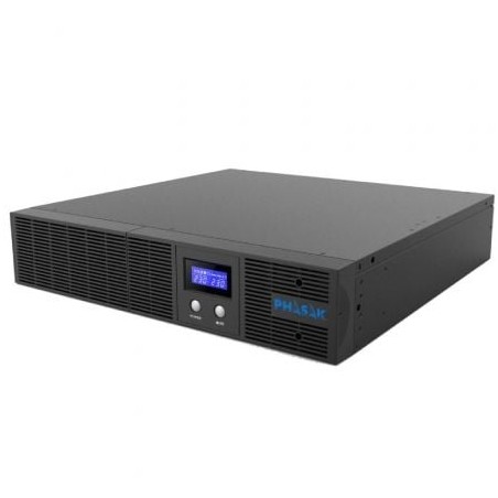 SAI Línea Interactiva Phasak Protekt Rack- 1260VA-720W- 4 Salidas- Formato Rack