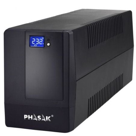 SAI-UPS 650VA PHASAK INTERACTIVO AVR 2XSCHUKO PH 9465