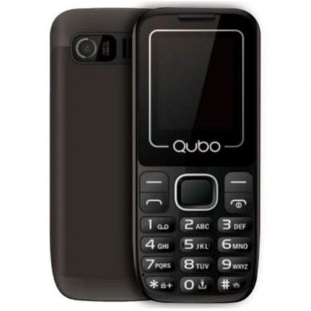 Teléfono Móvil Qubo P-180BK para Personas Mayores- Negro