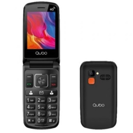 Teléfono Móvil Qubo P-210NW 4G para Personas Mayores- Negro