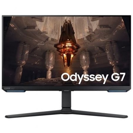 Smart Monitor Gaming Samsung Odyssey G7 S28BG700EP 28"- 4K- 1ms- 144Hz- IPS- Regulable en altura- Smart TV- Multimedia- Negro