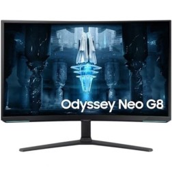 Monitor Gaming Curvo Samsung Odyssey Neo G8 S32BG850NP 32"- 4K- 1ms- 240Hz- VA- Negro y Blanco