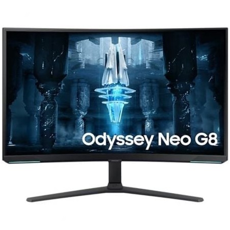 Monitor Gaming Curvo Samsung Odyssey Neo G8 S32BG850NP 32"- 4K- 1ms- 240Hz- VA- Negro y Blanco