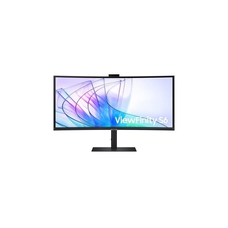 Monitor Profesional Ultraparonámico Curvo Samsung ViewFinity S6 S34C652VAU 34"- UWQHD- Webcam- Multimedia- Negro