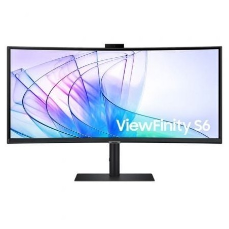 Monitor Profesional Ultraparonámico Curvo Samsung ViewFinity S6 S34C652VAU 34"- UWQHD- Webcam- Multimedia- Negro