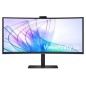 Monitor Profesional Ultraparonámico Curvo Samsung ViewFinity S6 S34C652VAU 34"- UWQHD- Webcam- Multimedia- Negro