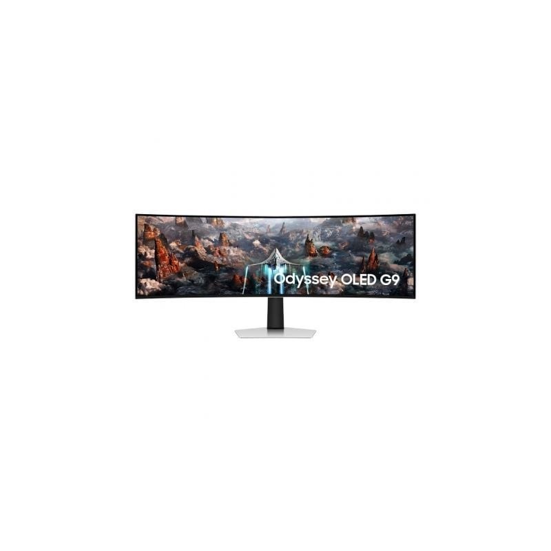 Monitor Gaming Ultrapanorámico Curvo Samsung Odyssey OLED G9 S49CG934SU 49"- Dual QHD- 0-03ms- 240Hz- OLED- Multimedia- Plata