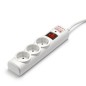 Regleta con interruptor Salicru SPS SAFE 3- 3 Tomas de corriente- Cable 1-5m- Blanca