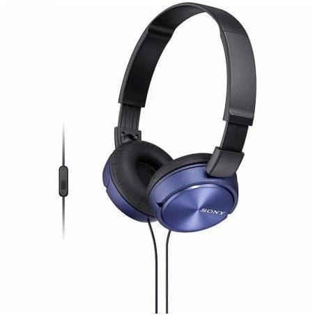 Auriculares Sony MDRZX310APL- con Micrófono- Jack 3-5- Azules