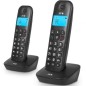 Teléfono Inalámbrico SPC Air Pro Duo 7302N- Pack DUO- Negro