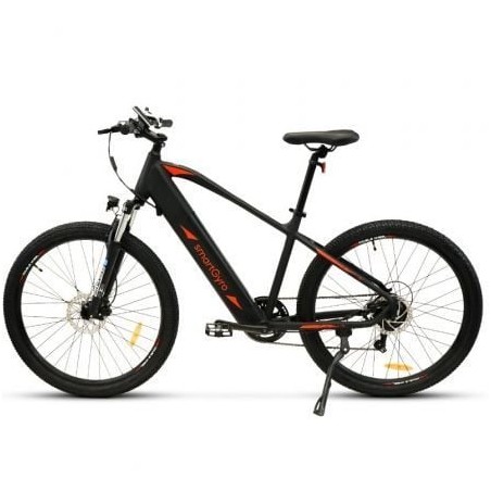 Bicicleta Eléctrica SmartGyro Ebike Senda- Motor 250W- Ruedas 27-5"- Negra