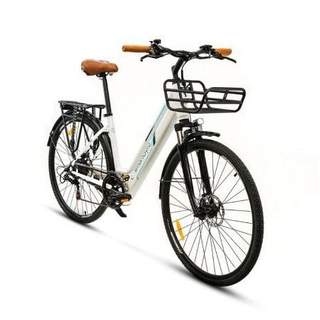 Bicicleta Eléctrica SmartGyro Ebike Sunset White- Motor 250W- Ruedas 27-5"- Blanca