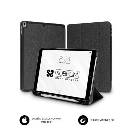 Funda Subblim Shock Case para Tablet iPad 9-8-7 Gen 10-2"- Negra