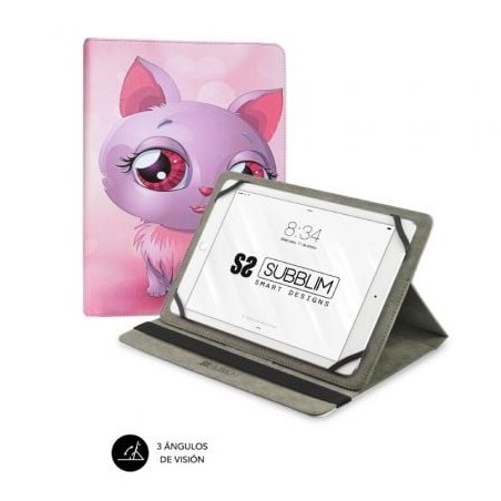 Funda Subblim Trendy Cat para Tablets de 10-1"-11"