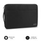 FUNDA PORTATIL SUBBLIM URBAN LAPTOP SLEEVE 13,3-14" BLACK