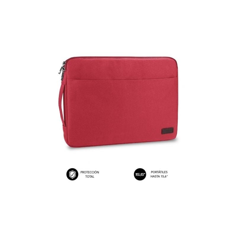 Funda Subblim Urban Laptop Sleeve para Portátiles hasta 15-6"- Roja