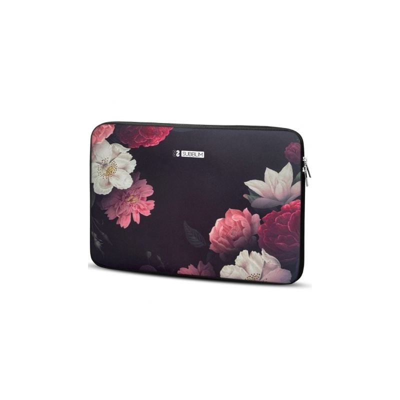 Funda Subblim Trendy Sleeve Neo Flowers para Portátiles hasta 15-6"